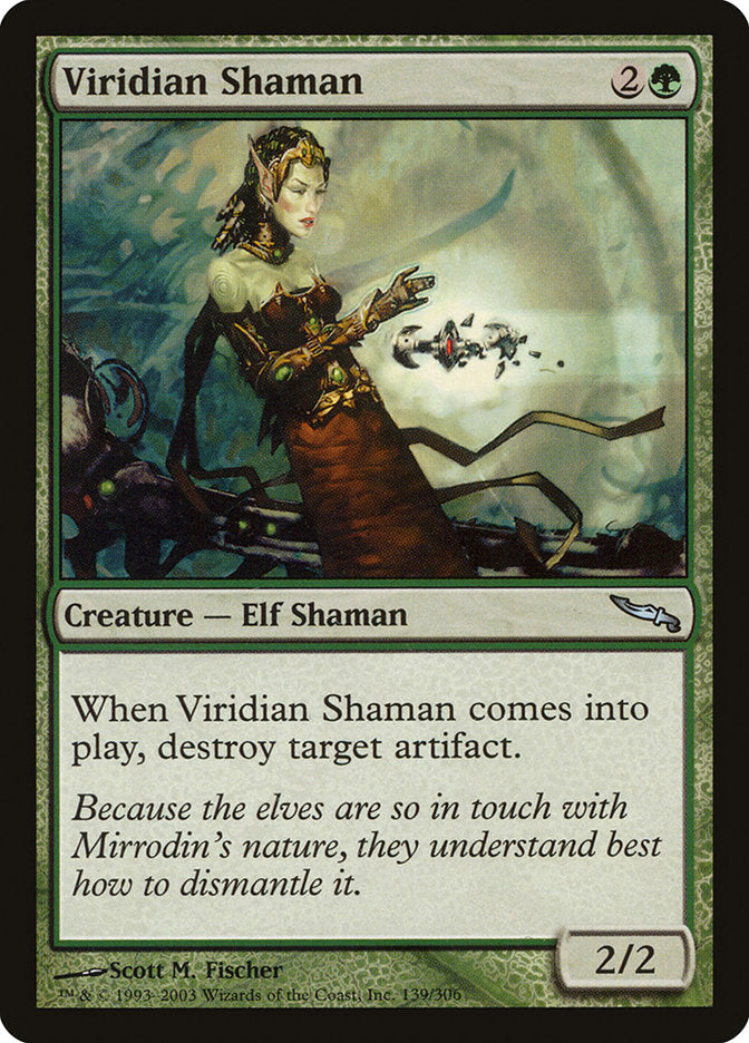 Viridian Shaman [Mirrodin] | Good Games Modbury