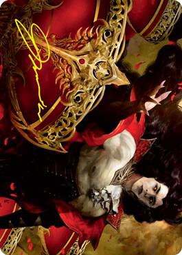 Bloodvial Purveyor Art Card Gold Stamped Signature 72 (Art Series: Innistrad: Crimson Vow)  | Good Games Modbury