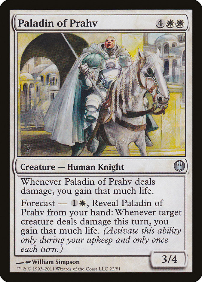 Paladin of Prahv 22/81 (Duel Decks: Knights vs. Dragons)  | Good Games Modbury