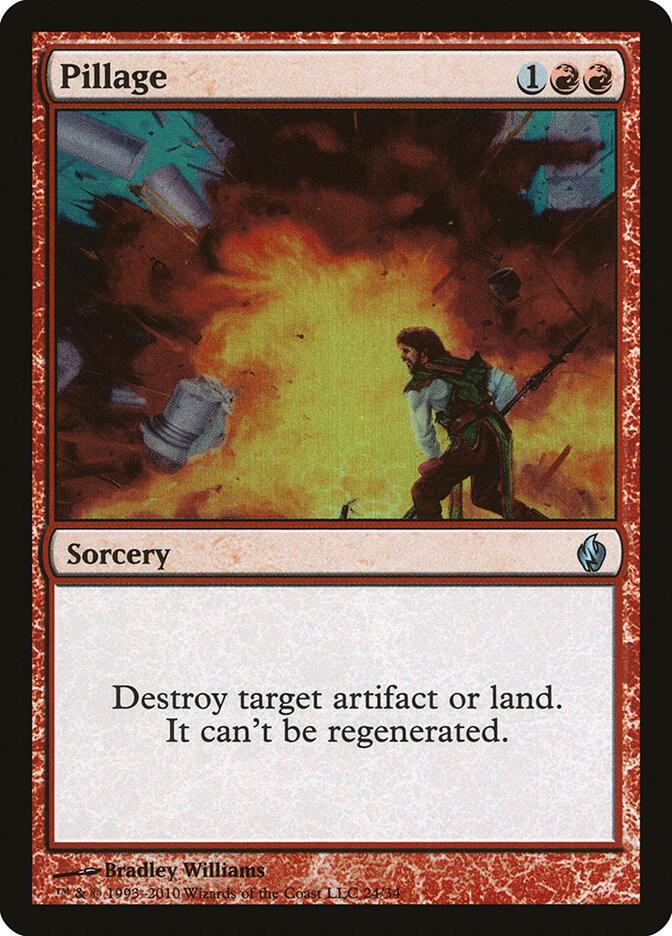 Pillage 24/34 (Premium Deck Series: Fire and Lightning)  - Foil | Good Games Modbury