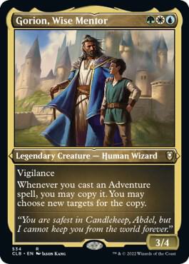 Gorion Wise Mentor Foil Etched 534 (Commander Legends: Battle for Baldur's Gate)  - Foil | Good Games Modbury
