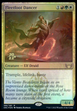 Fleetfoot Dancer [Streets of New Capenna Prerelease Promos] | Good Games Modbury
