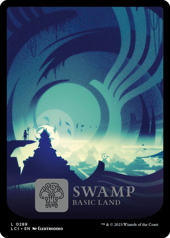 Swamp 0289 289 (The Lost Caverns of Ixalan)  - Full Art Foil | Good Games Modbury