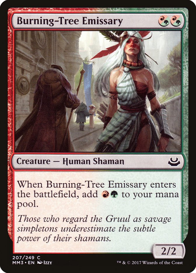 Burning-Tree Emissary [Modern Masters 2017] | Good Games Modbury