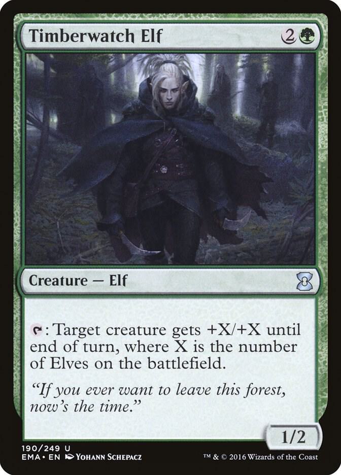 Timberwatch Elf 190/249 (Eternal Masters)  - Foil | Good Games Modbury