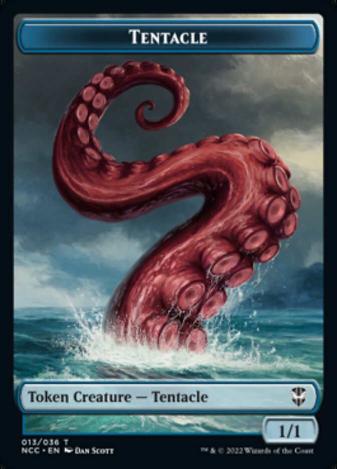 Tentacle // Clue Double-Sided Token [Streets of New Capenna Commander Tokens] | Good Games Modbury