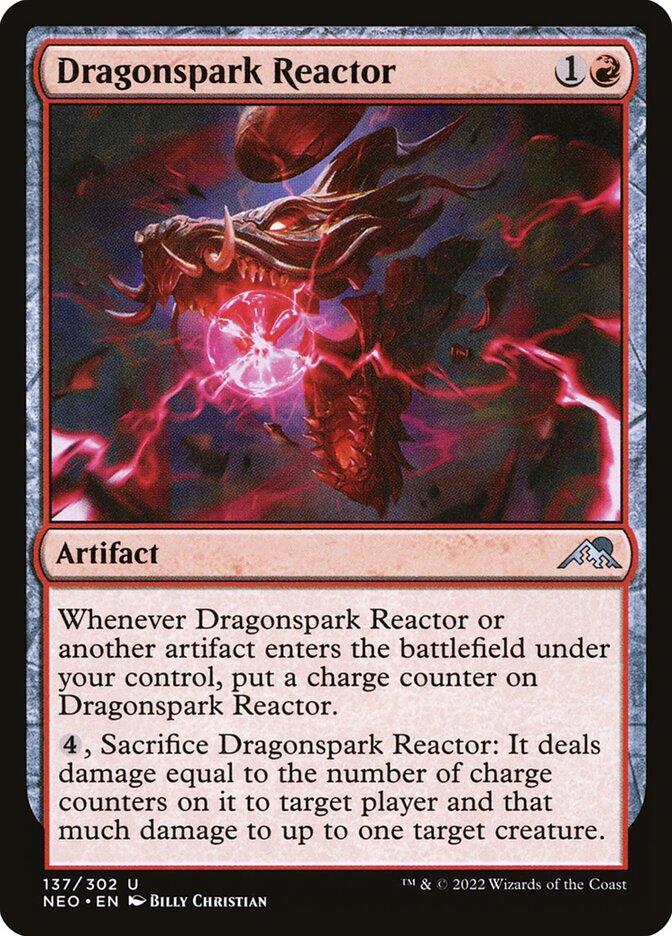 Dragonspark Reactor 137/302 (Kamigawa: Neon Dynasty)  - Foil | Good Games Modbury