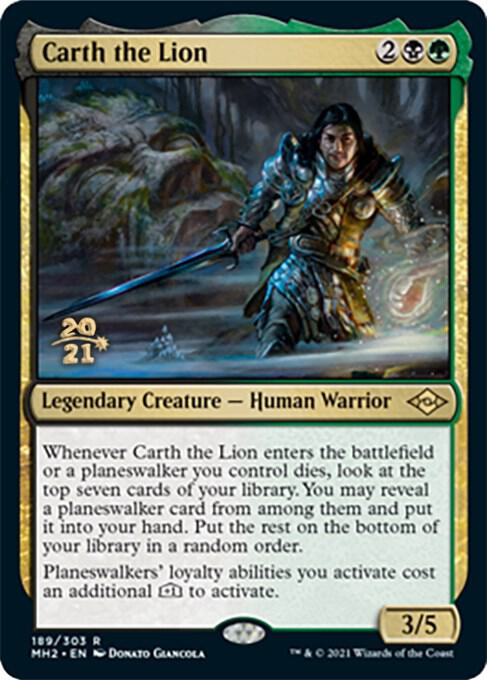 Carth the Lion 189s/86 (Prerelease Cards)  - Foil | Good Games Modbury