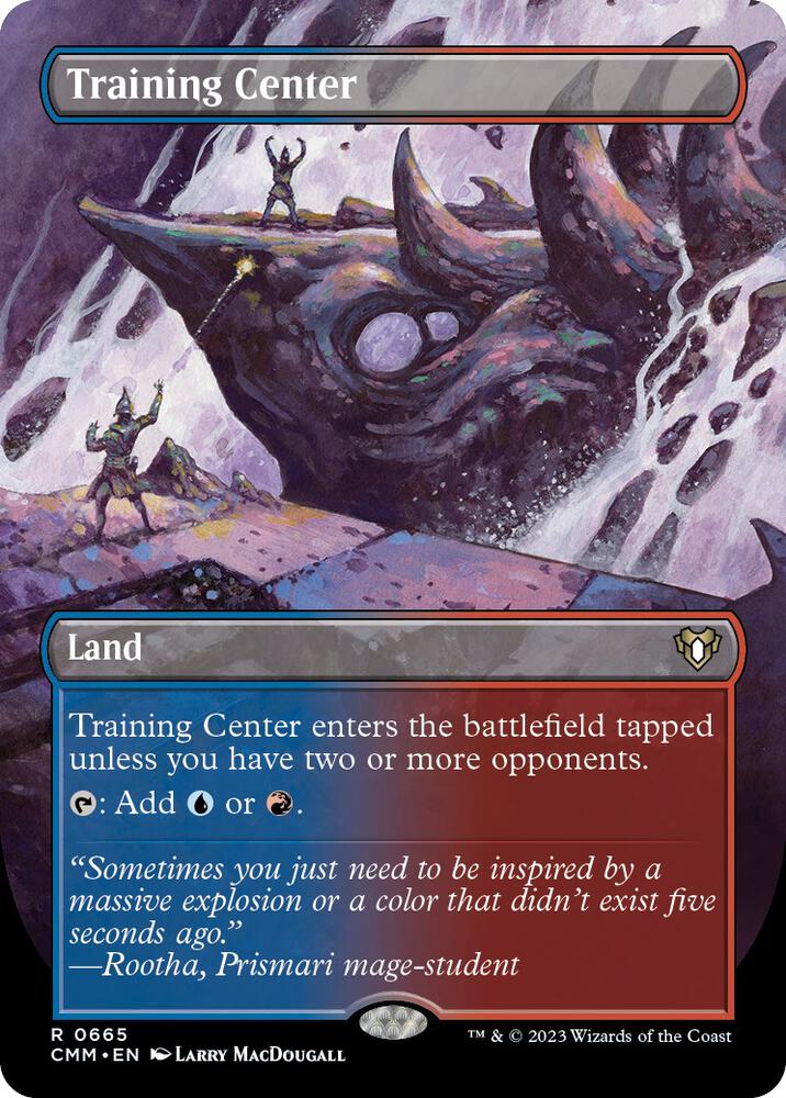 Training Center 665/451 (Commander Masters)  - Borderless Foil | Good Games Modbury