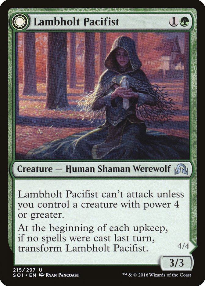 Lambholt Pacifist // Lambholt Butcher [Shadows over Innistrad] | Good Games Modbury