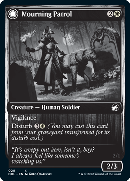 Mourning Patrol // Morning Apparition [Innistrad: Double Feature] | Good Games Modbury