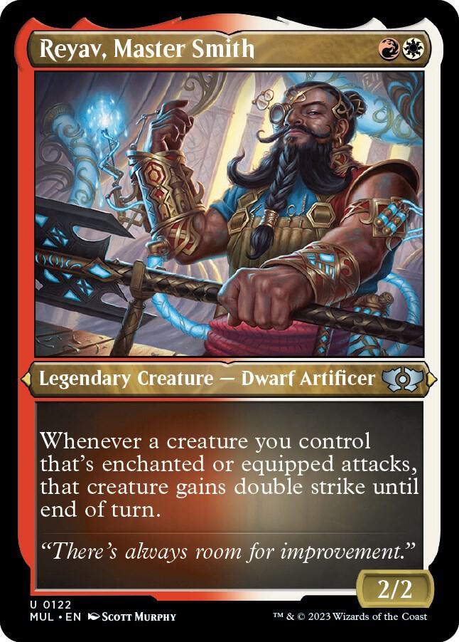 Reyav, Master Smith 122/65 (March of the Machine: Multiverse Legends)  - Etched Foil | Good Games Modbury