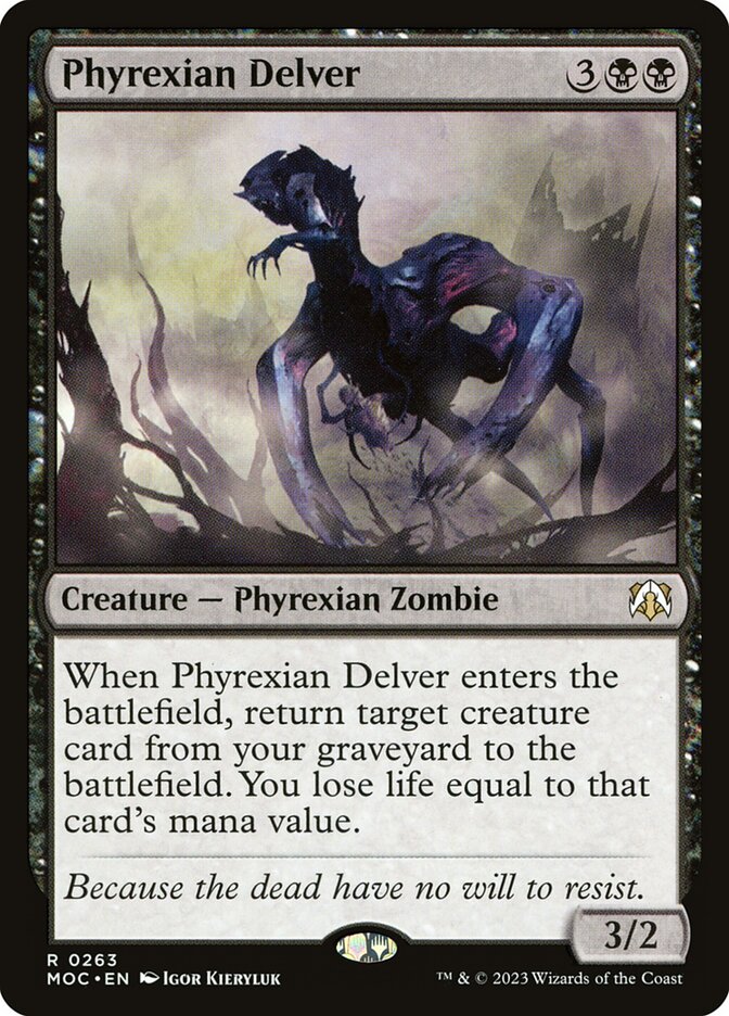 Phyrexian Delver 263/444 (Commander: March of the Machine)  | Good Games Modbury