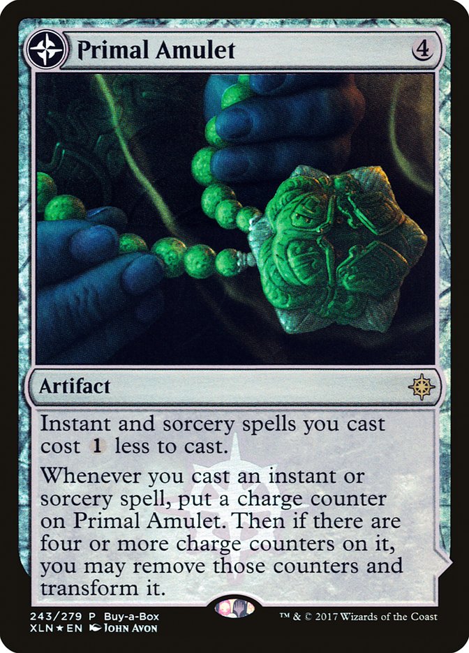 Primal Amulet // Primal Wellspring (Buy-A-Box) [Ixalan Treasure Chest] | Good Games Modbury