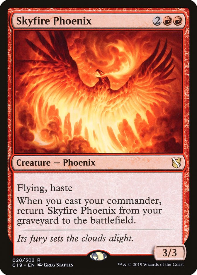 Skyfire Phoenix [Commander 2019] | Good Games Modbury