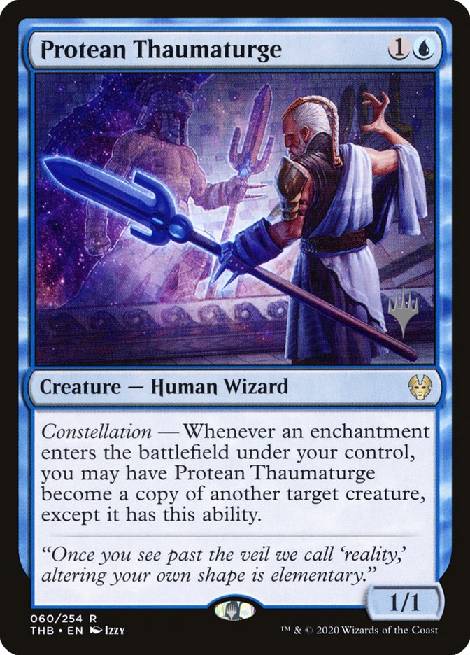 Protean Thaumaturge (Promo Pack) [Theros Beyond Death Promos] | Good Games Modbury