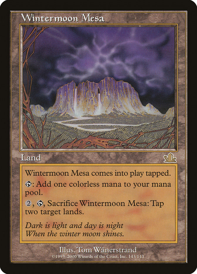Wintermoon Mesa 143/143 (Prophecy)  - Foil | Good Games Modbury