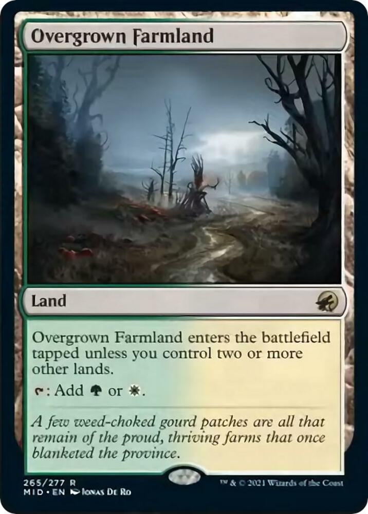 Overgrown Farmland 265/277 (Innistrad: Midnight Hunt)  | Good Games Modbury