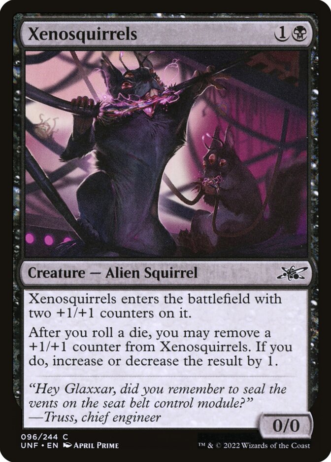 Xenosquirrels 96/244 (Unfinity)  - Foil | Good Games Modbury
