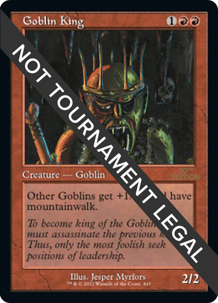 Goblin King Retro Frame 447/594 (30th Anniversary Edition)  | Good Games Modbury