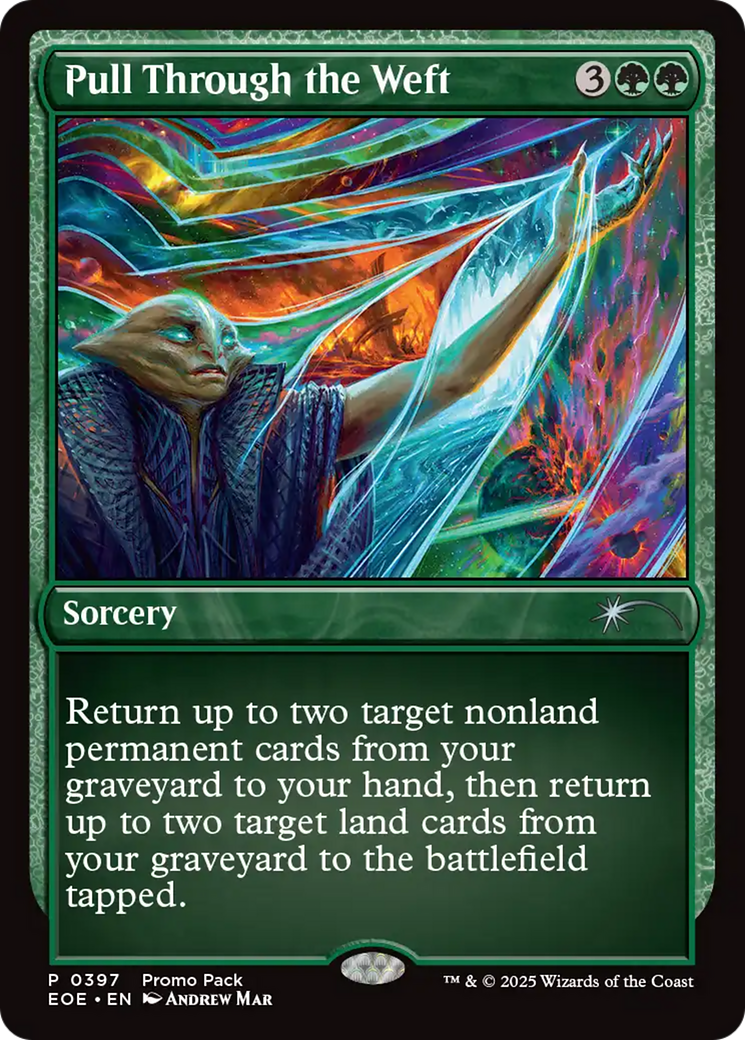 Pull Through the Weft [Edge of Eternities Promo Pack] | Good Games Modbury