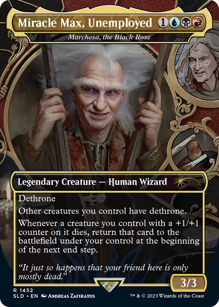 Miracle Max, Unemployed - Marchesa, the Black Rose [Secret Lair Drop Series] | Good Games Modbury