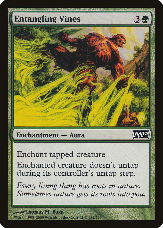 Entangling Vines 181/249 (Magic 2010 (M10))  - Foil | Good Games Modbury