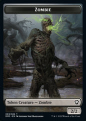 Bird (002) // Zombie Double-Sided Token [Dominaria United Tokens] | Good Games Modbury