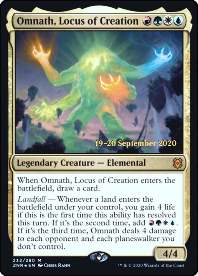 Omnath Locus of Creation 232s/169 (Prerelease Cards)  - Foil | Good Games Modbury
