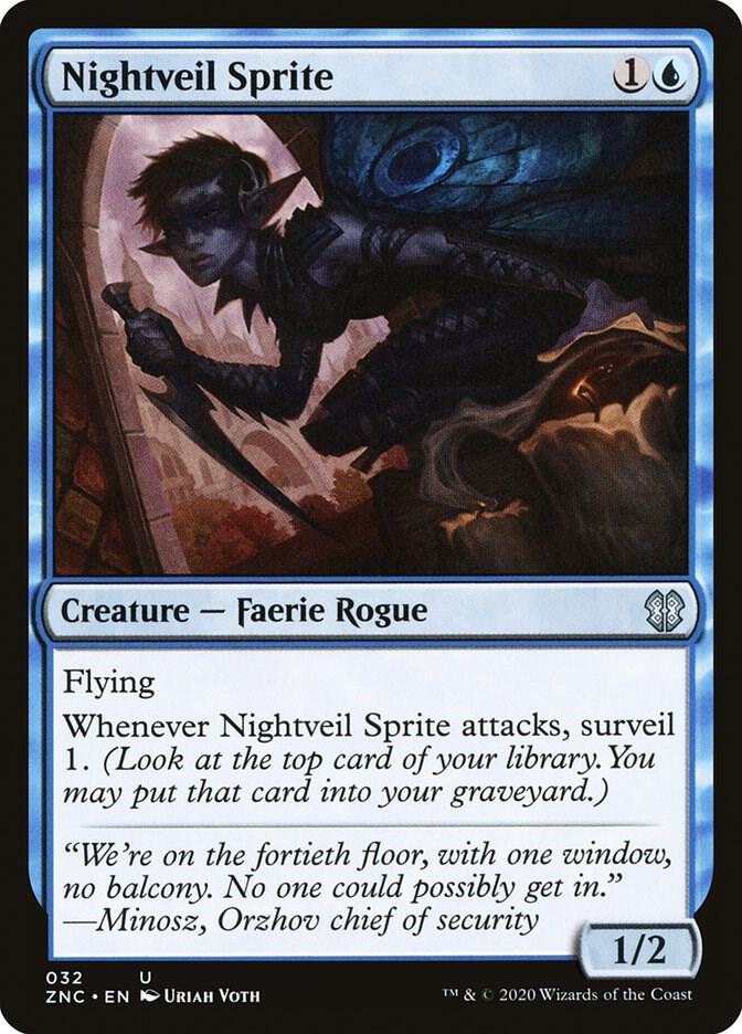 Nightveil Sprite 32/142 (Commander: Zendikar Rising)  | Good Games Modbury