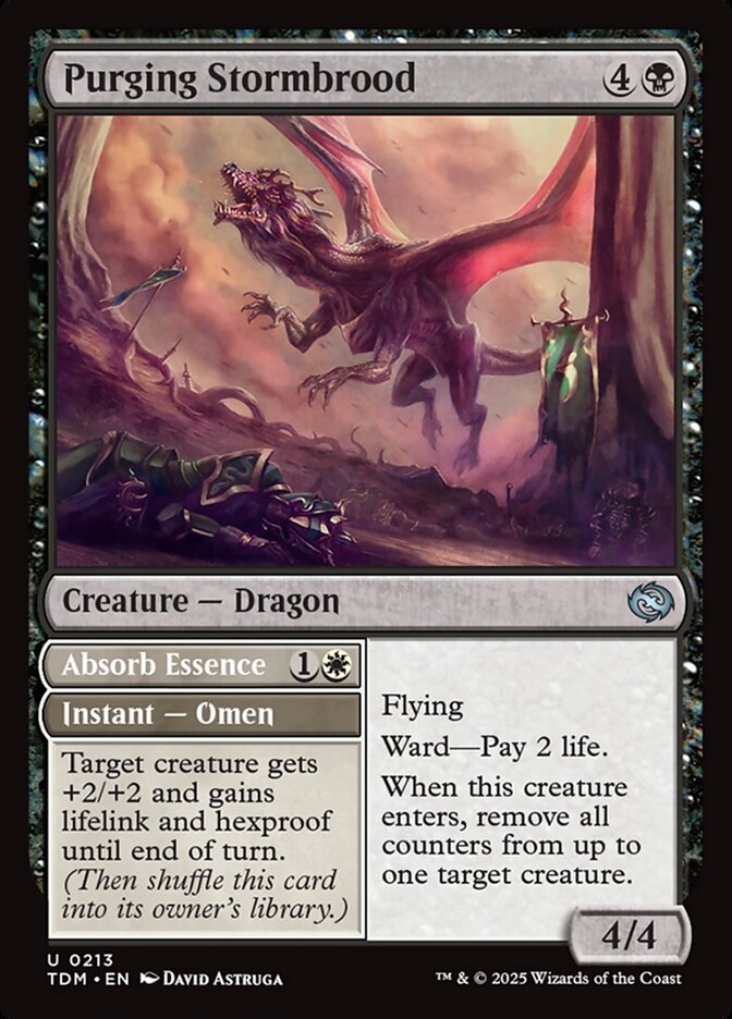Purging Stormbrood // Absorb Essence 213/291 (Tarkir: Dragonstorm)  | Good Games Modbury