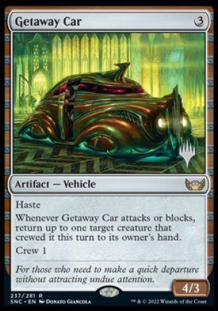 Getaway Car (Promo Pack) [Streets of New Capenna Promos] | Good Games Modbury