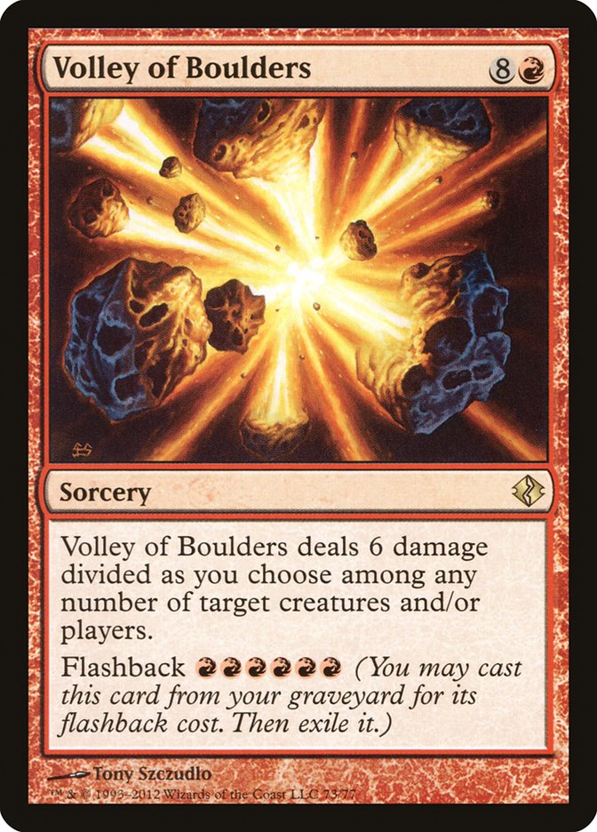 Volley of Boulders 73/77 (Duel Decks: Venser vs. Koth)  | Good Games Modbury