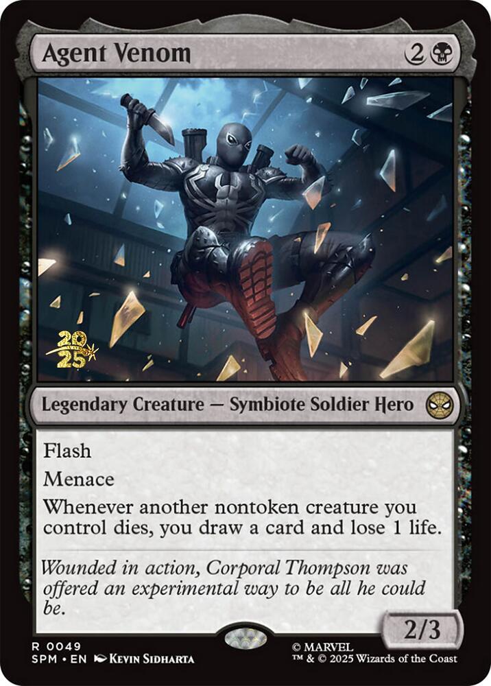 Agent Venom 49 (Prerelease Cards)  - PreRelease Foil | Good Games Modbury