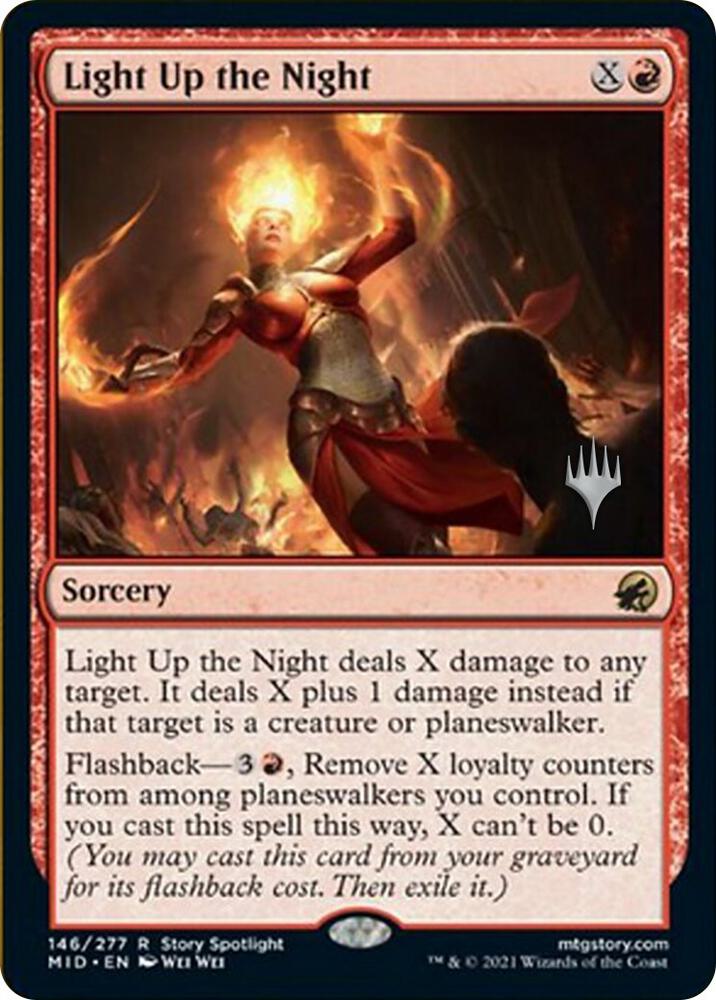 Light Up the Night 146 (Promo Pack: Innistrad: Midnight Hunt)  - Foil | Good Games Modbury