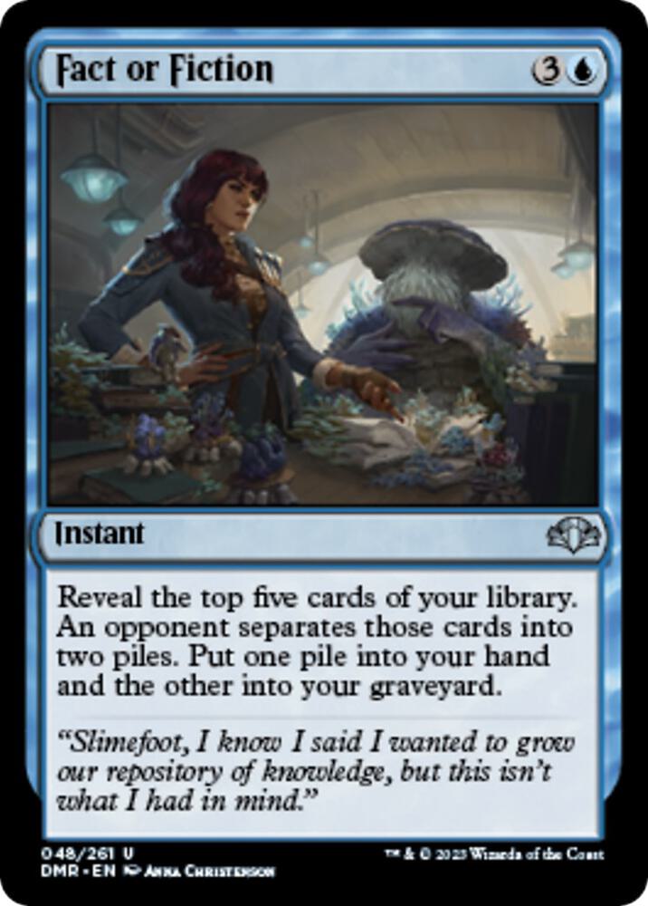 Fact or Fiction 48/261 (Dominaria Remastered)  - Foil | Good Games Modbury