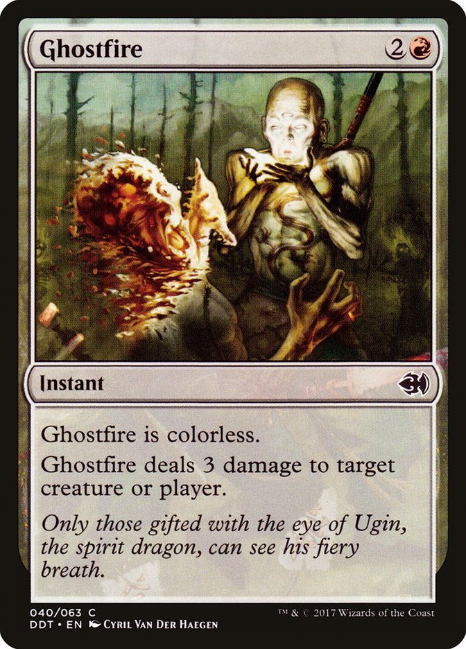 Ghostfire 40/63 (Duel Decks: Merfolk vs. Goblins)  | Good Games Modbury