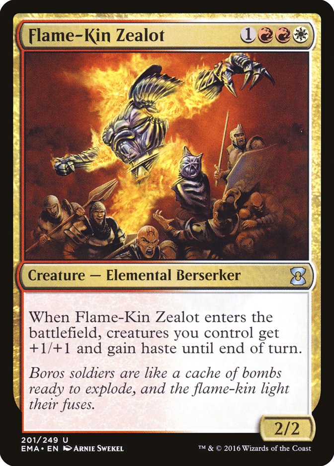 Flame-Kin Zealot 201/249 (Eternal Masters)  | Good Games Modbury