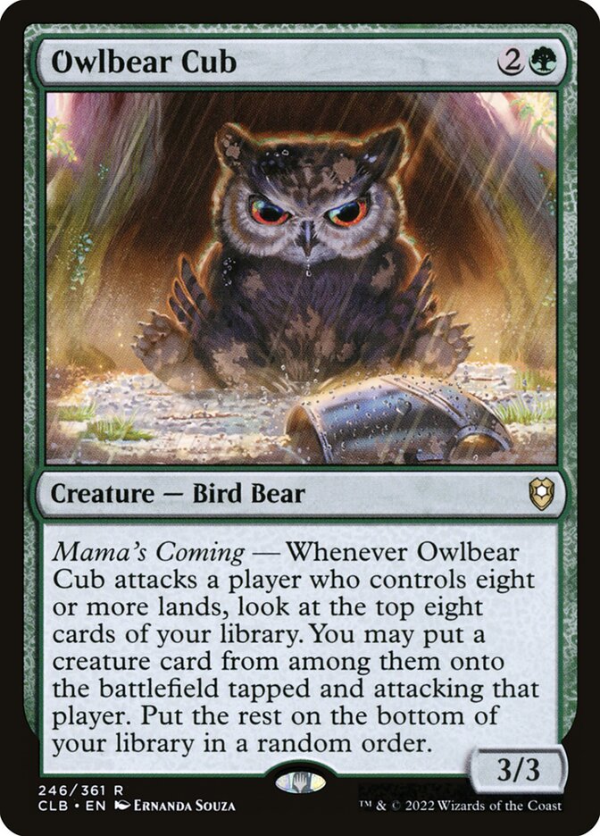 Owlbear Cub 246 (Commander Legends: Battle for Baldur's Gate)  | Good Games Modbury