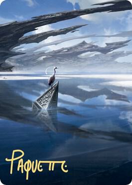 Seachrome Coast Art Card Gold Stamped Signature 31 (Art Series: Zendikar Rising)  | Good Games Modbury