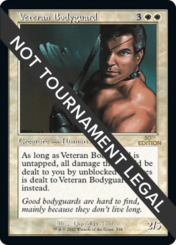Veteran Bodyguard Retro Frame 338/594 (30th Anniversary Edition)  | Good Games Modbury