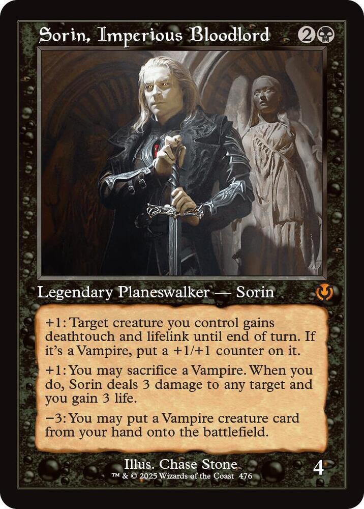 Sorin, Imperious Bloodlord 476/287 (Innistrad Remastered)  - Retro Foil | Good Games Modbury
