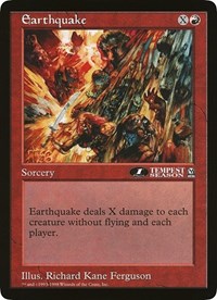 Earthquake (Oversized) [Oversize Cards] | Good Games Modbury