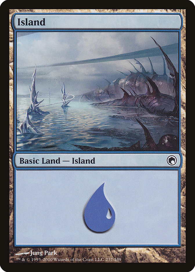 Island (237) [Scars of Mirrodin] | Good Games Modbury