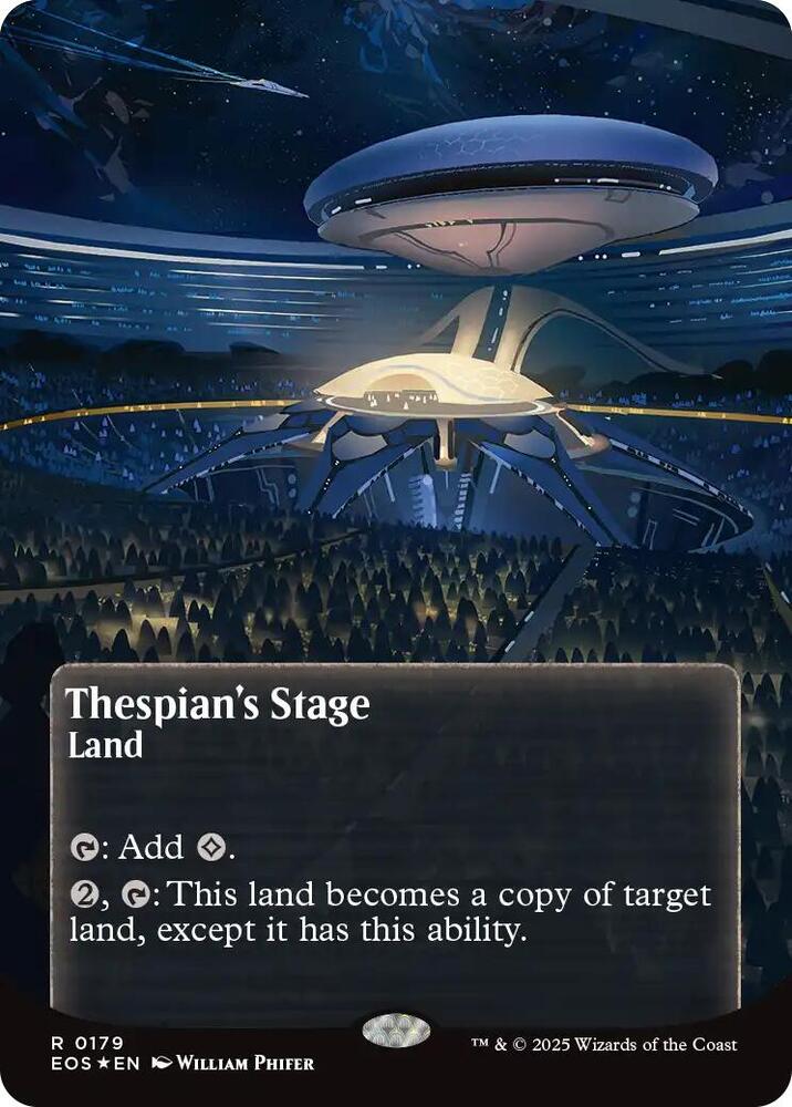 Thespian's Stage 179/45 (Edge of Eternities: Stellar Sights)  - Borderless Galaxy Foil | Good Games Modbury