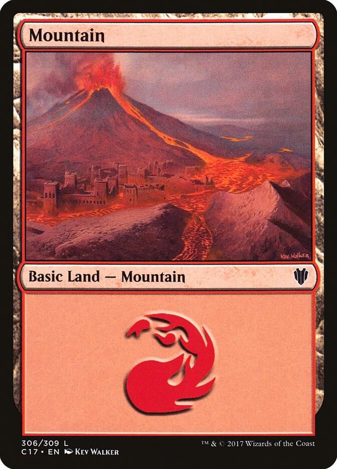 Mountain 306/309 (Commander 2017)  | Good Games Modbury