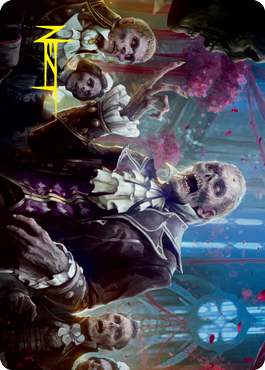 Undead Butler Art Card (Gold-Stamped Signature) [Innistrad: Crimson Vow Art Series] | Good Games Modbury