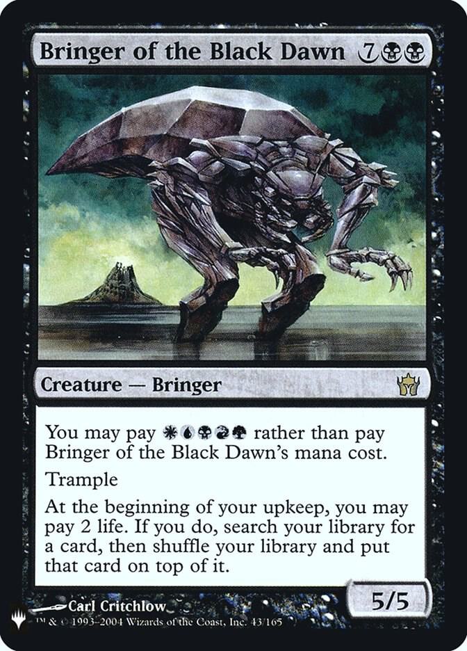 Bringer of the Black Dawn 5DN-43/5075 (The List Reprints)  - Foil | Good Games Modbury