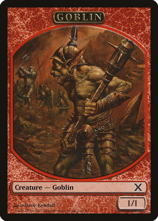 Goblin Token [Tenth Edition Tokens] | Good Games Modbury