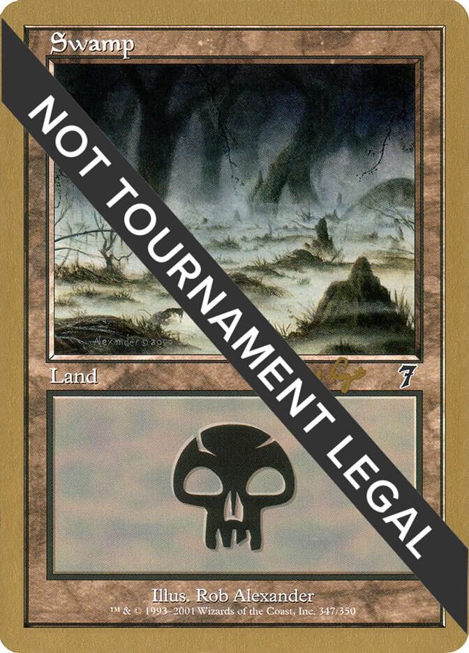 Swamp 347 2001 Tom van de Logt 7ED tvdl347/138 (World Championship Decks)  | Good Games Modbury